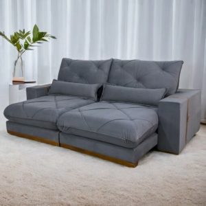 Sofá Retrátil Reclinável Toronto 2,50m - Molas Ensacadas