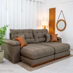 Sofá Retrátil Reclinável Austin 2,30m – Molas Ensacadas