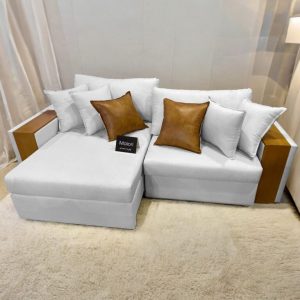 Sofá Cama Retrátil Musk 2,32m Linho