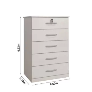 Alternative view of Cômoda Vane . 0.60m  5 Gavetas