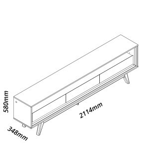 Alternative view of Rack até 75″ Requinte 212  – GELIUS