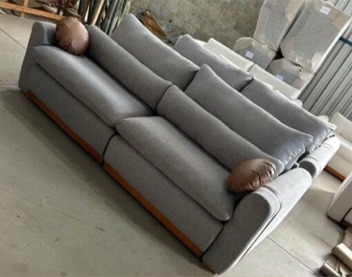 Sofá Cama Retrátil Alice 2,30m - Linho - Imagem 5