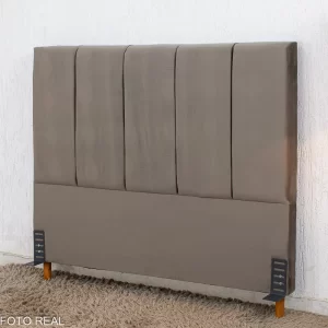 Cabeceira Casal Roma Veludo - Larg. 1.40m