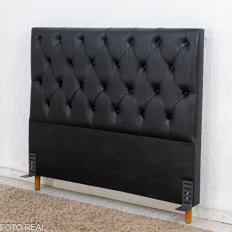 Cabeceira Casal Vitória Veludo Larg. 1.40m - Imagem 4