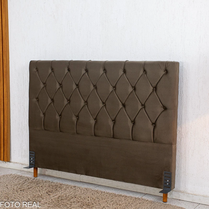 Cabeceira Casal Vitória Veludo Larg. 1.40m - Imagem 5