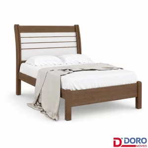 Alternative view of Cama Casal Esmeralda Plus 100% MDF Larg. 1.50m  - D Doro  (SEM COLCHÃO)