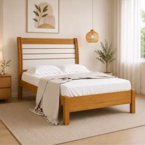 Cama Casal Esmeralda Plus 100% MDF Larg. 1.50m - D Doro (SEM COLCHÃO)