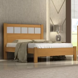 Cama Casal Primícia 100% MDF Larg. 1.53m - D Doro (SEM COLCHÃO)
