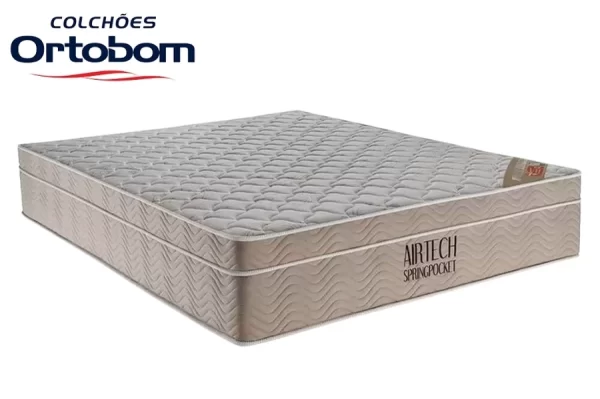 Colchão Casal Airtech Springpocket Molas Ensacadas - Ortobom