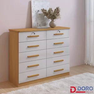 Cômoda Ryad Com 10 Gavetas - D Doro