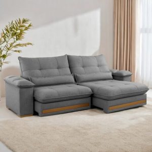 Sofá Retrátil Reclinável Kaike 2,00m - Molas Ensacadas