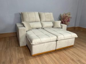 Alternative view of Sofá Retrátil Reclinável Caribe1,80m