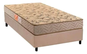 Conjunto Box Solteiro: Colchão Espuma Paropas D33
