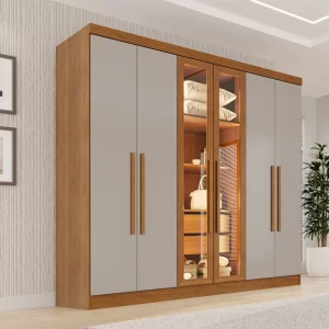 Guarda-roupa Porta Reflecta e LED