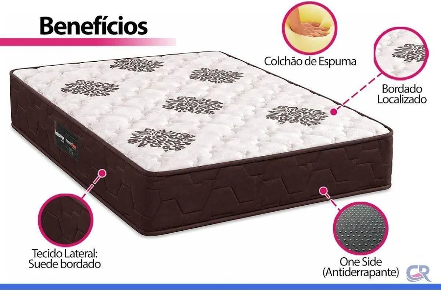Colchão Casal Inova D45 Espuma - Imagem 3