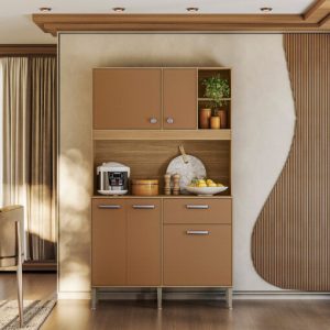 Alternative view of Kit Cozinha Liv 1,20 m Freijó/Soft – KIT’S PARANÁ