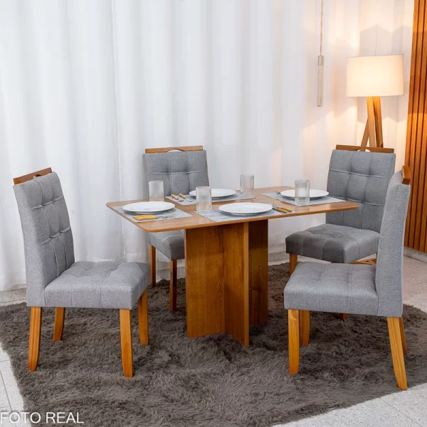 Mesa de Jantar Londres Cinamomo - Imagem 2