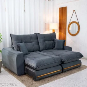 Sofá Retrátil Reclinável cargo 2.10m