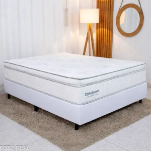 Colchão Casal New Freedom  D33 Molas Ensacadas + Base box ORTOBOM
