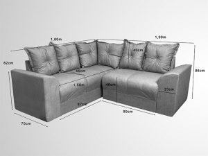 Alternative view of Sofá Canto Belo