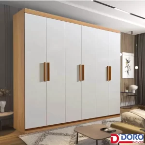 Guarda-Roupa Casal Colibri 6 Portas 6 Gavetas Larg. 2.05m