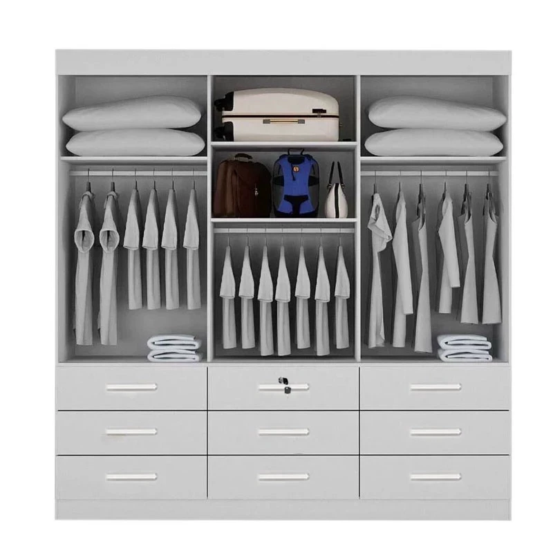 Guarda-roupa Turim Plus 3 Portas 100% MDF Larg. 2.11 - Imagem 5