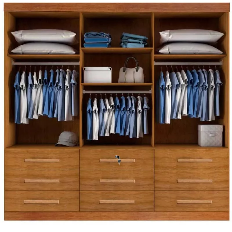 Guarda-roupa Turim Plus 3 Portas 100% MDF Larg. 2.11 - Imagem 6