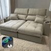 Sofá Retrátil Reclinável 2,30m Sandiego - Molas Ensacadas D33