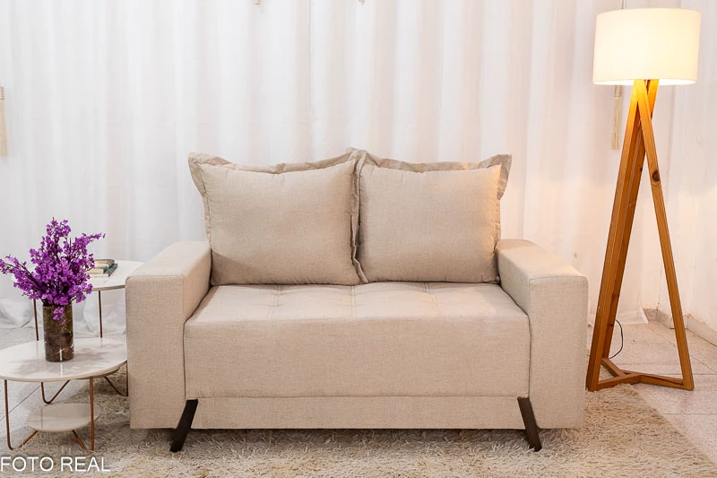 Sofá 2 lugares 8100 1,55m Linho