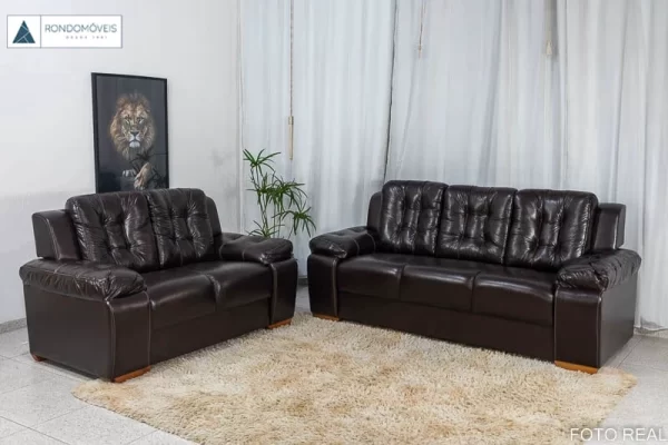 Sofá 3 e 2 lugares 240 Korino Café