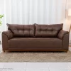 Sofá Living 3 Lugares Gramado Larg. 2,10m - Korino Nobuck