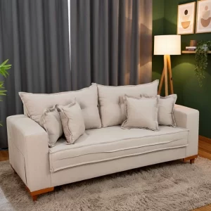 Sofá Living 3 lugares Portugal 2.00m - Linho