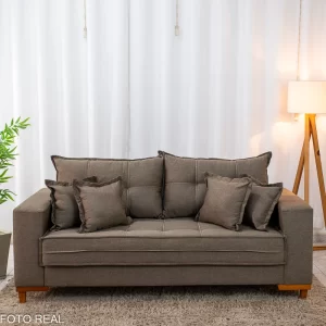 Alternative view of Sofá Living 3 lugares Portugal 2.00m - Linho