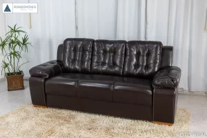 Sofá 3 lugares 240 Korino Café Larg. 2.07m