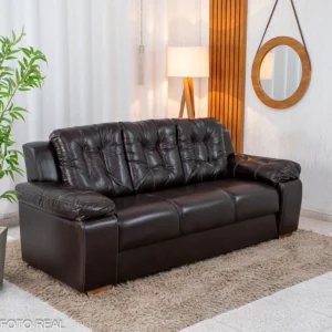 Sofá 3 lugares 240 Korino Café Larg. 2.03m