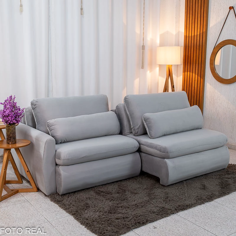 Sofá cama Retrátil Dubai 2,30m - Sem caixa - Imagem 6