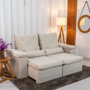 Alternative view of Sofá Retrátil Reclinável Búzios 1,95m - Sem caixa