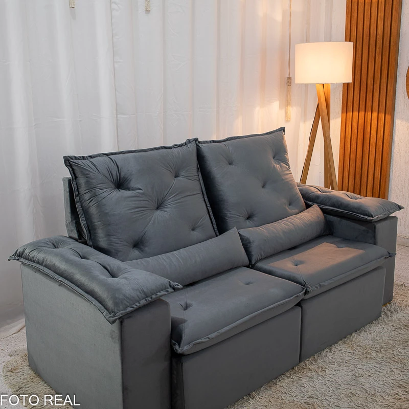 Sofá Retrátil Reclinável Búzios 1,95m - Sem caixa - Imagem 6