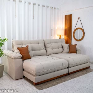 Alternative view of Sofá Retrátil Reclinável Austin 2,90m - Molas Ensacadas