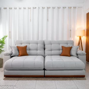 Sofá Retrátil Reclinável Austin 2,90m - Molas Ensacadas