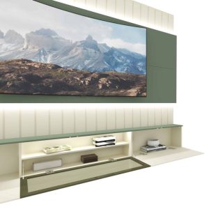 Alternative view of Home Soberano Reflecta 260cm c/ Led para Tv até 85 "