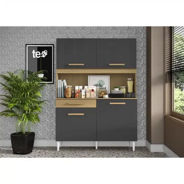 COZINHA 1210 DE 1.20 C/ 4 PORTAS E 1 GAVETA - Imagem 3