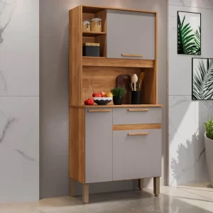 Kit Cozinha Lia 3 Portas 1 Gaveta Larg. 0.83m